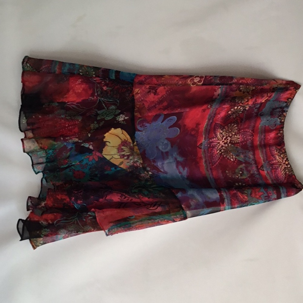 Brand New Chicos silk skirt